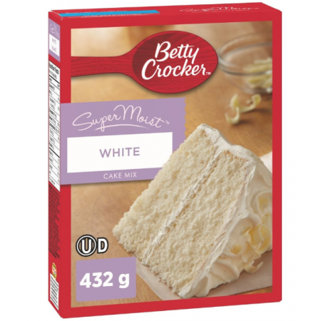 Betty Crocker Super Moist White Cake mix 432gr 