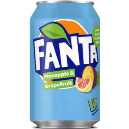 Fanta Pinapple e Grapefruit UK ( 12 x 330ml ) ananas e pompelmo