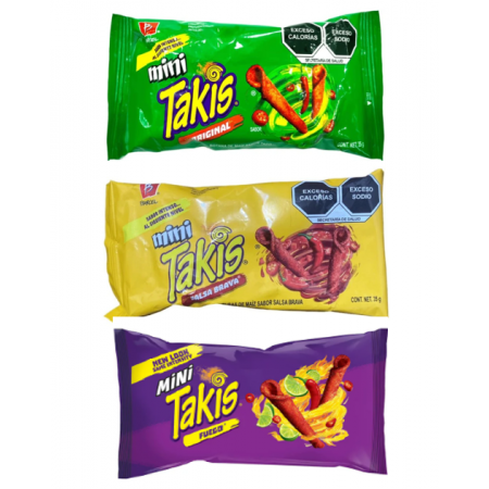 Takis set ( 30 x 35gr ) Fajitas,Fuego,Salsa brava 