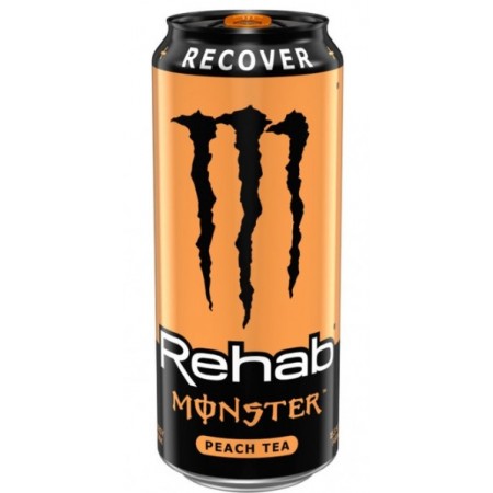 Monster Recover Peach Tea Energy drink ( 6 x 458ml ) Rehab
