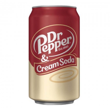 DR Pepper Cream Soda 355ml Made in Usa