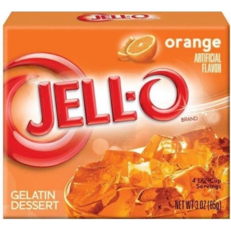 Jello orange 85g gelatina dessert