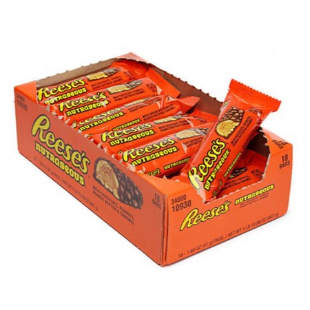 REESES NUTRAGEOUS BARS ( 18 x 47g ) reese's 