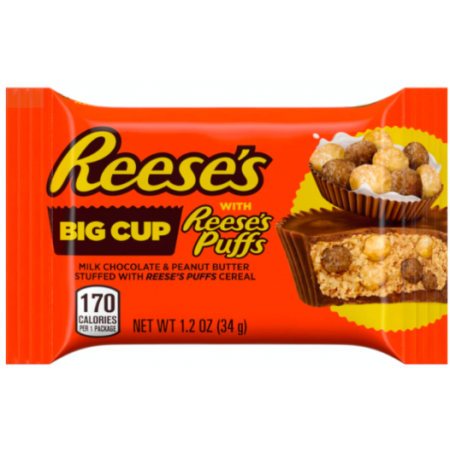 Reese's Big Cup con reese's puff's ( 16 x 34g )