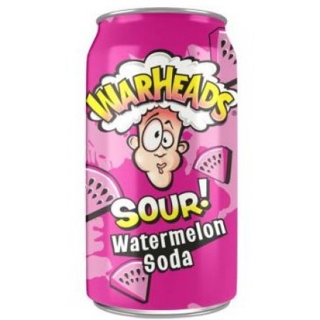 Warheads watermelon sour soda 355ml Usa